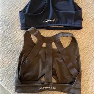 Alphalete size medium sports bras